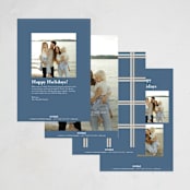 "Nostalgia" - Holiday Cards in Frost by Baumbirdy - Back of Card Options
