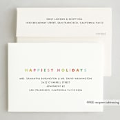 "a very fun tree" - Holiday Cards in Garland by Lori Wemple - FREE Recipient Addressing