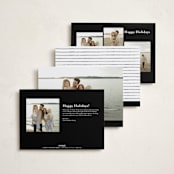 "A Classic Christmas" - Holiday Cards in Ink by Anna Elder - Back of Card Options