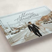 "A Classic Christmas" - Holiday Cards in Ink by Anna Elder - Detail