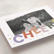 "Dazzle" - Holiday Cards in Fruit Punch by Everett Paper Goods - Detail
