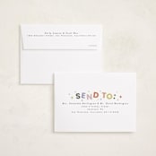 "Dazzle" - Holiday Cards in Fruit Punch by Everett Paper Goods - FREE Recipient Addressing