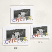 "Dazzle" - Holiday Cards in Fruit Punch by Everett Paper Goods - Formats Available