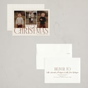 "Bold Elegance" - Holiday Cards in Cookie Dough by Brianne Larsen - Assembled