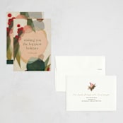 "Cirque" - Holiday Cards in Peppermint by Wendy Keller - Assembled