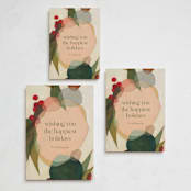 "Cirque" - Holiday Cards in Peppermint by Wendy Keller - Formats Available