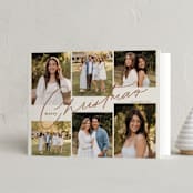 "Staired" - Holiday Cards in Sourdough by Brianne Larsen - Folded Card