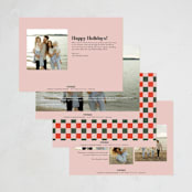 "Tripled Joy" - Holiday Cards in Gumdrop by Brooke Chandler - Back of Card Options