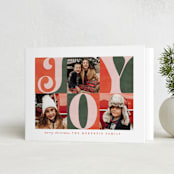 "Tripled Joy" - Holiday Cards in Gumdrop by Brooke Chandler - Folded Card