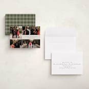 "Simple Five" - Holiday Cards in Pine by Brianne Larsen - Assembled