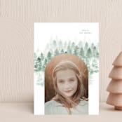 "snow mountains" - Holiday Cards in Snow by Phrosné Barwood - Front