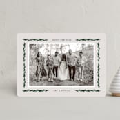 "e v e r g r e e n" - Holiday Cards in Ivory by Sara Hicks Malone - Front