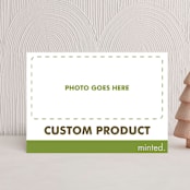 "Landscape Custom" - Holiday Cards in Charcoal by Minted Custom - Front