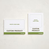 "Landscape Custom" - Holiday Cards in Charcoal by Minted Custom - Photo Orientation Options