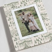"Nutcracker Toile" - Holiday Cards in Fir by Teju Reval - Detail