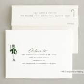 "Nutcracker Toile" - Holiday Cards in Fir by Teju Reval - FREE Recipient Addressing
