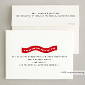 "Bouncy" - Holiday Cards in Santa Suit by Up Up Creative - FREE Recipient Addressing