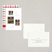 "Sentiment" - Holiday Cards in Snow by Baumbirdy - Assembled