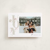 "Lit up" - Holiday Cards in Taupe by Stacey Meacham - Front