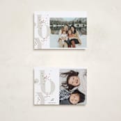 "Lit up" - Holiday Cards in Taupe by Stacey Meacham - Photo Orientation Options
