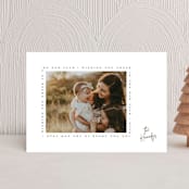 "Type Frame" - Holiday Cards in Stone by Brianne Larsen - Front