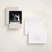 "Classic Border" - Holiday Cards in Almond by Brianne Larsen - Assembled