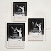 "Classic Border" - Holiday Cards in Almond by Brianne Larsen - Formats Available