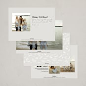 "Faith, community and love" - Holiday Cards in Snow by N. - Back of Card Options