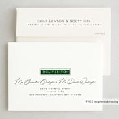 "Oxford" - Holiday Cards in Pine by Amy Kross - FREE Recipient Addressing