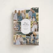 "Elegant Emblem" - Holiday Cards in Night Sky by Ekko Studio - Folded Card