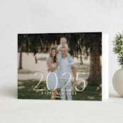"Chapter 2025" - Holiday Cards in Snow by Yaling Hou Suzuki - Folded Card