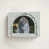 "a married christmas" - Holiday Cards in Sage by Hooray Creative - Folded Card
