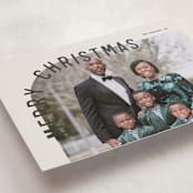 "Curve" - Holiday Cards in Eggnog by Brianne Larsen - Detail