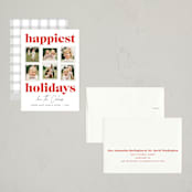 "Earthen" - Holiday Cards in Ruby by Sarah Curry - Assembled