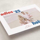 "adios" - Holiday Cards in Azure by Megan Davis - Detail