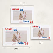 "adios" - Holiday Cards in Azure by Megan Davis - Formats Available