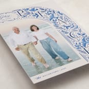 "Peaceful Arch" - Holiday Cards in Porcelain by Elly - Detail