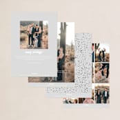"Full Circle" - Holiday Cards in Snow by Adelyn T. - Back of Card Options