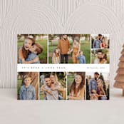 "Many memories" - Holiday Cards in Cotton by Stacey Meacham - Front