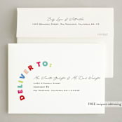 "Merry-go-round" - Holiday Cards in Neon by Pixel and Hank - FREE Recipient Addressing
