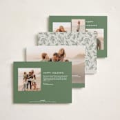 "Classically" - Holiday Cards in Fir by Everett Paper Goods - Back of Card Options