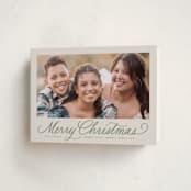 "Classically" - Holiday Cards in Fir by Everett Paper Goods - Folded Card