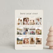 "Best Year" - Holiday Cards in Crêpe by Olivia Williams - Front