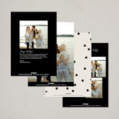 "Best Year" - Holiday Cards in Crêpe by Olivia Williams - Back of Card Options