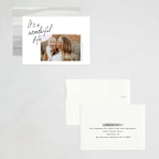 "Marker Ink" - Holiday Cards in Snow by Adelyn T. - Assembled