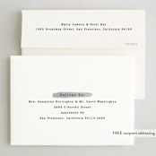 "Marker Ink" - Holiday Cards in Snow by Adelyn T. - FREE Recipient Addressing