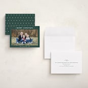 "Dotted" - Holiday Cards in Pine by Carolyn MacLaren - Assembled