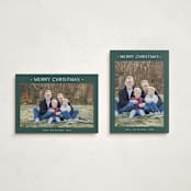 "Dotted" - Holiday Cards in Pine by Carolyn MacLaren - Photo Orientation Options