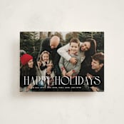 "Tipografia" - Holiday Cards in Sugar by Olivia Raufman - Front