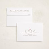 "Tipografia" - Holiday Cards in Sugar by Olivia Raufman - FREE Recipient Addressing